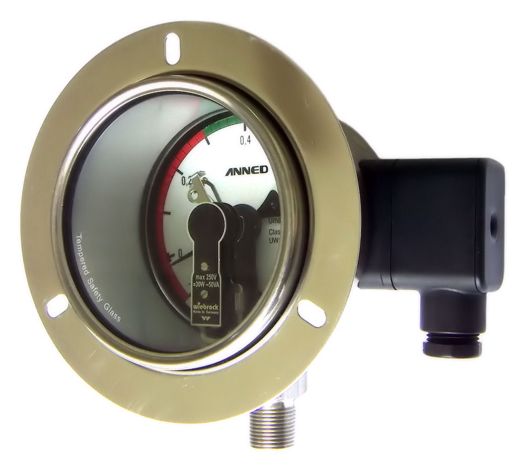SF6 Gas Density Monitors with Flange - ANNED